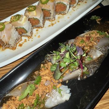 Kombu Sushi - Citron Roll & Crispy Onion Albacore - Japanese Near Me - Los Angeles, California Kombu Sushi - Citron Roll & Crispy Onion Albacore - Japanese Near Me - Los Angeles, California