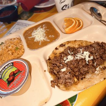 El Charro Cafe - Kids JR beef taco with rice and beans - Mexican Near Me - Oro Valley, Arizona El Charro Cafe - Kids JR beef taco with rice and beans - Mexican Near Me - Oro Valley, Arizona