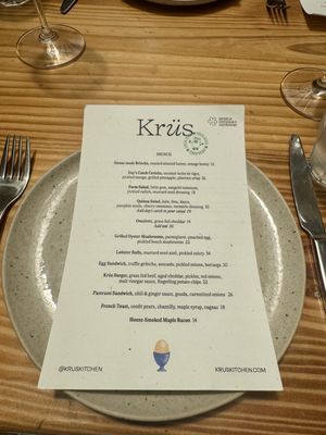 Menu photo 3 Krüs Kitchen Miami, FL