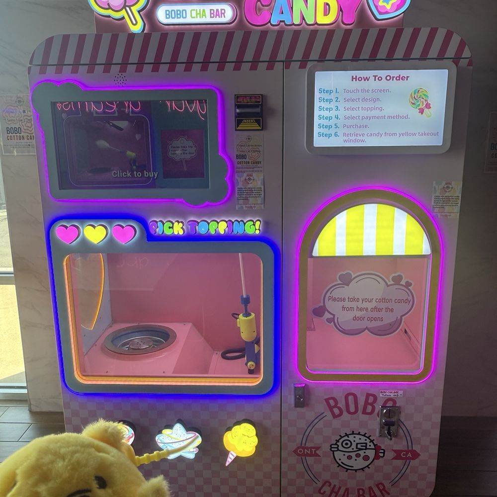Bobo Cha Bar - pooh bear with cotton candy machine - Coffee & Tea Near Me - Ontario, California Bobo Cha Bar - pooh bear with cotton candy machine - Coffee & Tea Near Me - Ontario, California