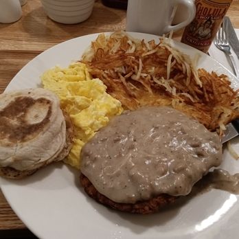 Bay Leaf Cafe - The BEST chicken fried steak I've EVER had... Not exaggerating!!! Woofed this entire plate in about 3 minutes, 49 seconds flat! Yummmm!!! - Breakfast & Brunch Near Me - Concord, California