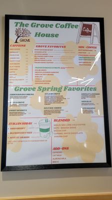Menu photo 2 The Grove Coffee House Roseville, CA Menu photo 2 The Grove Coffee House Roseville, CA