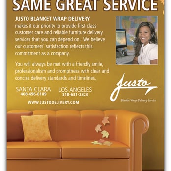 Justo Blanket Wrap Delivery Service - Movers Near Me - Compton, California Justo Blanket Wrap Delivery Service - Movers Near Me - Compton, California