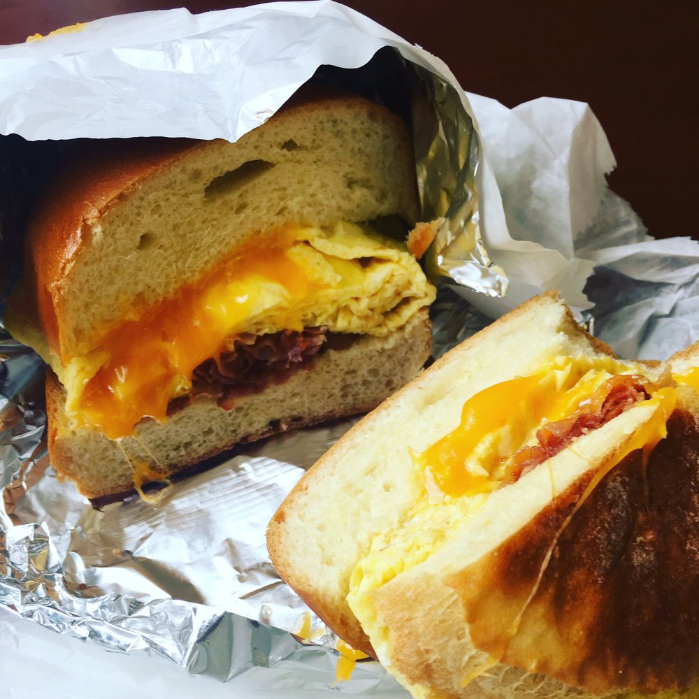 Cafe One - BEC on brioche - Coffee & Tea Near Me - New York, New York Cafe One - BEC on brioche - Coffee & Tea Near Me - New York, New York