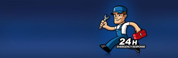 24 Hour Plumbing And Sewer Cleaning Logo