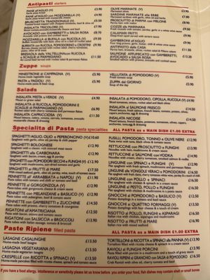 Menu photo 2 Bizzarro London, XGL Menu photo 2 Bizzarro London, XGL