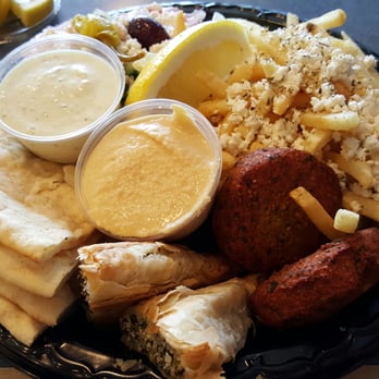 Athens West - Vegetarian plate - Greek Near Me - Seal Beach, California Athens West - Vegetarian plate - Greek Near Me - Seal Beach, California