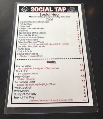 Menu photo 7 Social Tap Ventura, CA Menu photo 7 Social Tap Ventura, CA