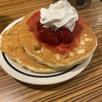 IHOP - New York Strawberry Cheesecake Pancakes - Breakfast & Brunch Near Me - Topeka, Kansas IHOP - New York Strawberry Cheesecake Pancakes - Breakfast & Brunch Near Me - Topeka, Kansas