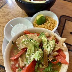 Taqueria Reyes - Chicken Tortilla Soup.