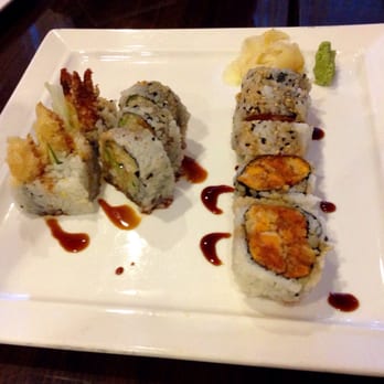 Sushi Palace - Shrimp tempura roll and Sweet potato roll - Japanese Near Me - Princeton, New Jersey Sushi Palace - Shrimp tempura roll and Sweet potato roll - Japanese Near Me - Princeton, New Jersey