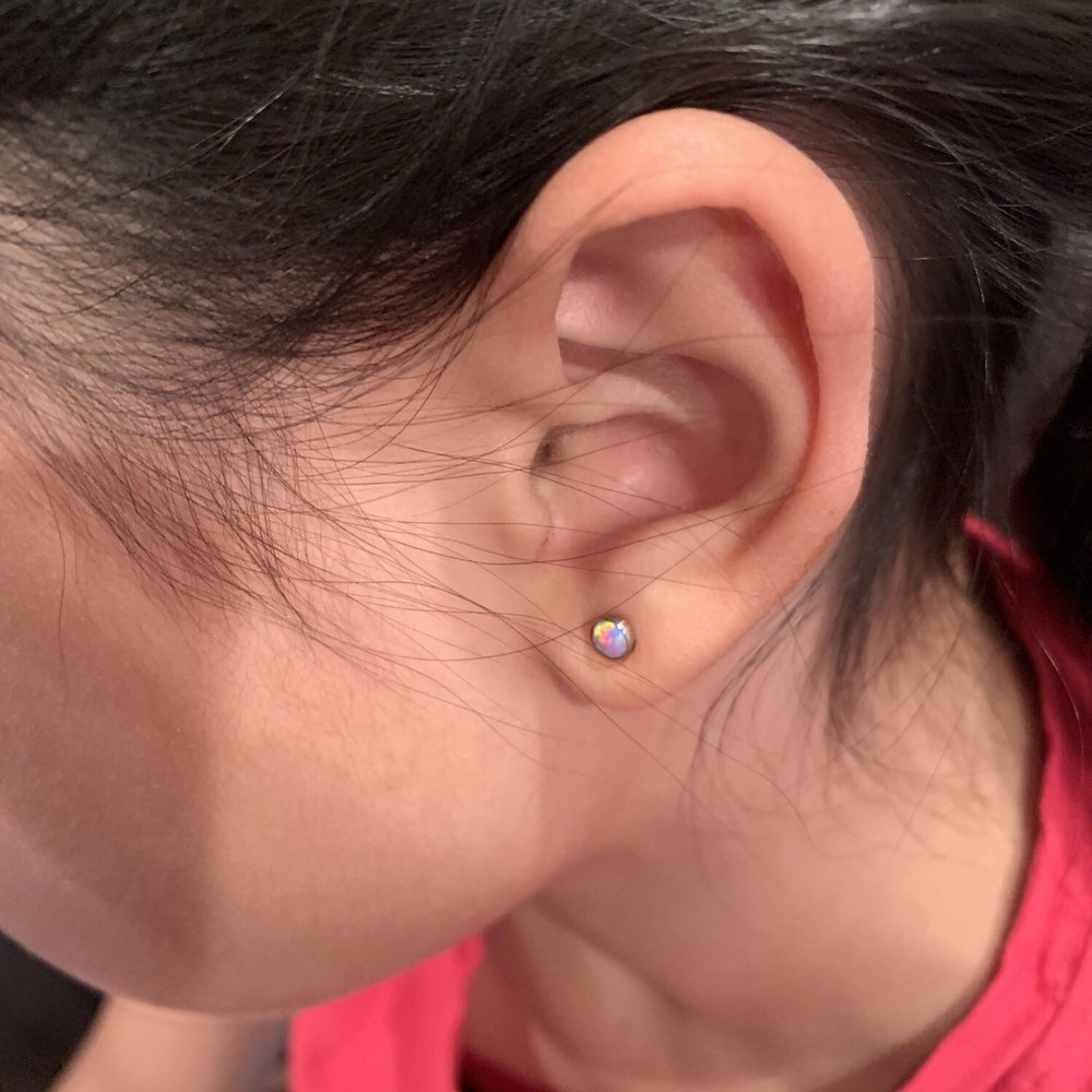 6 hrs after piercing done 6 hrs after piercing done