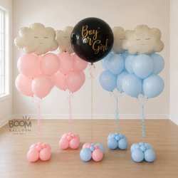 Boom Balloon - Gender Reveal Balloon with Helium Balloon Bouquets