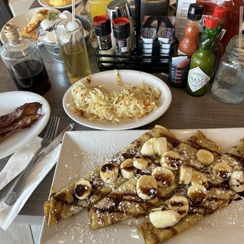 The Jagged Fork - Banana Nutella crepes - Breakfast & Brunch Near Me - Rochester Hills, Michigan The Jagged Fork - Banana Nutella crepes - Breakfast & Brunch Near Me - Rochester Hills, Michigan