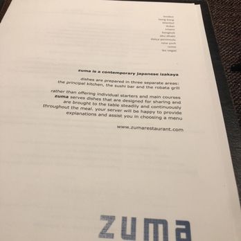 Zuma - Sushi Bars Near Me - New York, New York