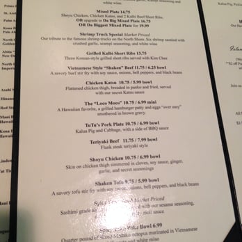 Hapa J's - Menu. - Hawaiian Near Me - San Clemente, California