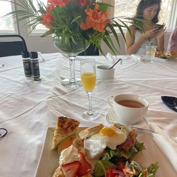Cobb's Landing - Quiche, egg biscuit, salad, and waffle for a luncheon on the top deck! - Seafood Near Me - Fort Pierce, Florida Cobb's Landing - Quiche, egg biscuit, salad, and waffle for a luncheon on the top deck! - Seafood Near Me - Fort Pierce, Florida