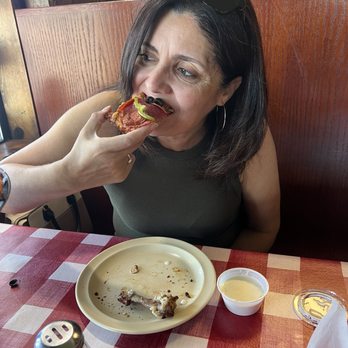 Mike's Pizza - Monica Galindo, enjoying a pizza! - Pizza Near Me - Angels Camp, California Mike's Pizza - Monica Galindo, enjoying a pizza! - Pizza Near Me - Angels Camp, California