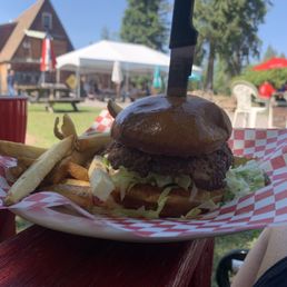 Epic Burger and Fries