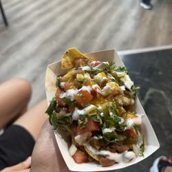 Margaritas Taqueria - Complimentary chips & salsa while waiting for our to go order