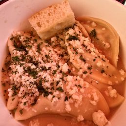 Shepherds pie ravioli- beef and potatoes filling