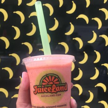 JuiceLand - I'm Bananas for this "Home-Run" smoothie. - Juice Bars & Smoothies Near Me - Austin, Texas JuiceLand - I'm Bananas for this "Home-Run" smoothie. - Juice Bars & Smoothies Near Me - Austin, Texas