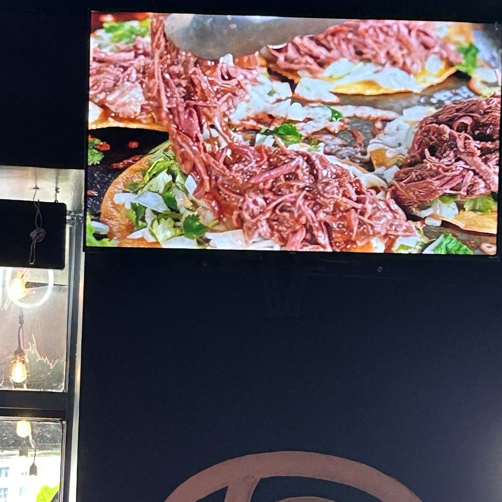 Talkin' Tacos Brickell - Tv screen that makes you drool - Tacos Near Me - Miami, Florida Talkin' Tacos Brickell - Tv screen that makes you drool - Tacos Near Me - Miami, Florida