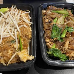 pad thai and pad see ew