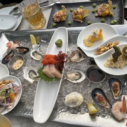 This is the seafood platter for 2. It was simply incredible. There's the salmon tartar up top as well. This is the seafood platter for 2. It was simply incredible. There's the salmon tartar up top as well.