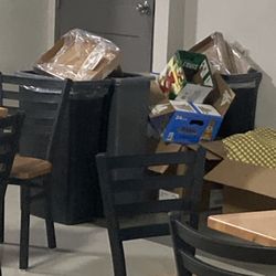 All American Indoor Sports - Trash just piled up