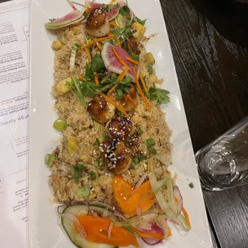 Notch Modern Kitchen & Bar - Ginger Glazed Scallops - Asian Fusion Near Me - Allentown, Pennsylvania Notch Modern Kitchen & Bar - Ginger Glazed Scallops - Asian Fusion Near Me - Allentown, Pennsylvania