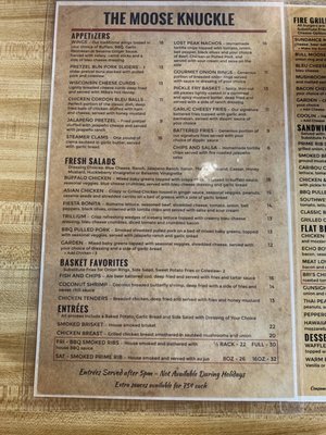 Menu photo 5 Moose Knuckle BBQ Burgers & Brews Coolin, ID