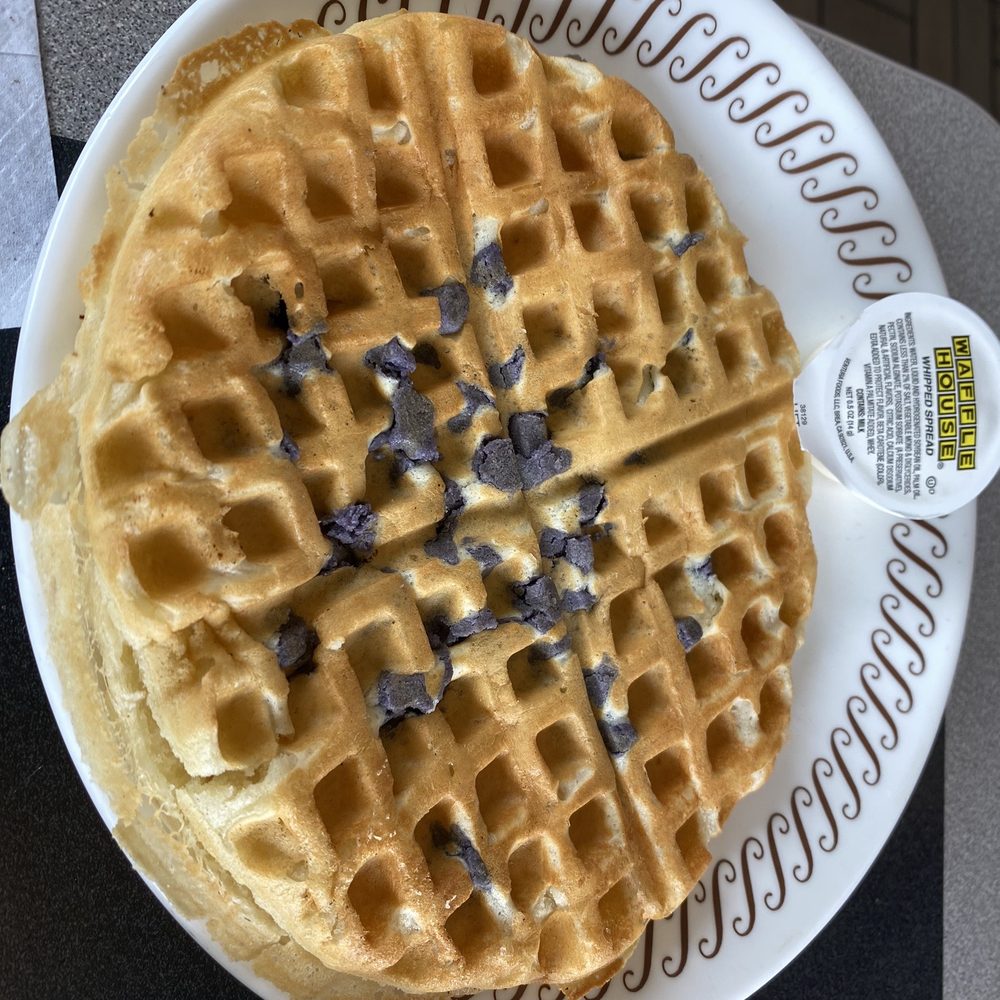 Blueberry waffle