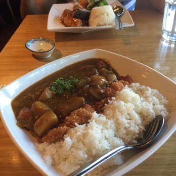 Ikiiki - Salmon teriyaki and curry chicken katsu with rice - Japanese Near Me - Seattle, Washington