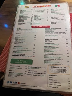 Menu photo 1 La Vagabunda Playa del Carmen, ROO