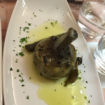 Osteria Barberini - Roman style artichoke. - Seafood Near Me - Rome, RM Osteria Barberini - Roman style artichoke. - Seafood Near Me - Rome, RM
