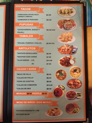 Menu photo 3 Antojitos Rincon de Guanajuato Tustin, CA