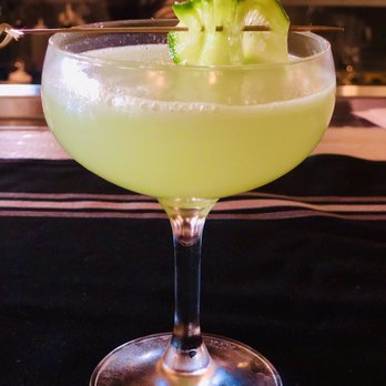Glasspar - Cucumber gin cocktail, created by Shannon. Perfect drink for Summer!! Refreshing, balanced and addictive. - Seafood Near Me - Dana Point, California