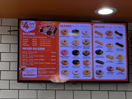 Menu photo 1 Randy's Donuts Culver City, CA Menu photo 1 Randy's Donuts Culver City, CA