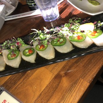 Ichima - 7 Jalapeno Yellowtail Sashimi - Sushi Bars Near Me - Pasadena, California Ichima - 7 Jalapeno Yellowtail Sashimi - Sushi Bars Near Me - Pasadena, California