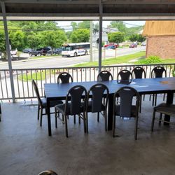 Mohegan Diner - Outside covered dining deck