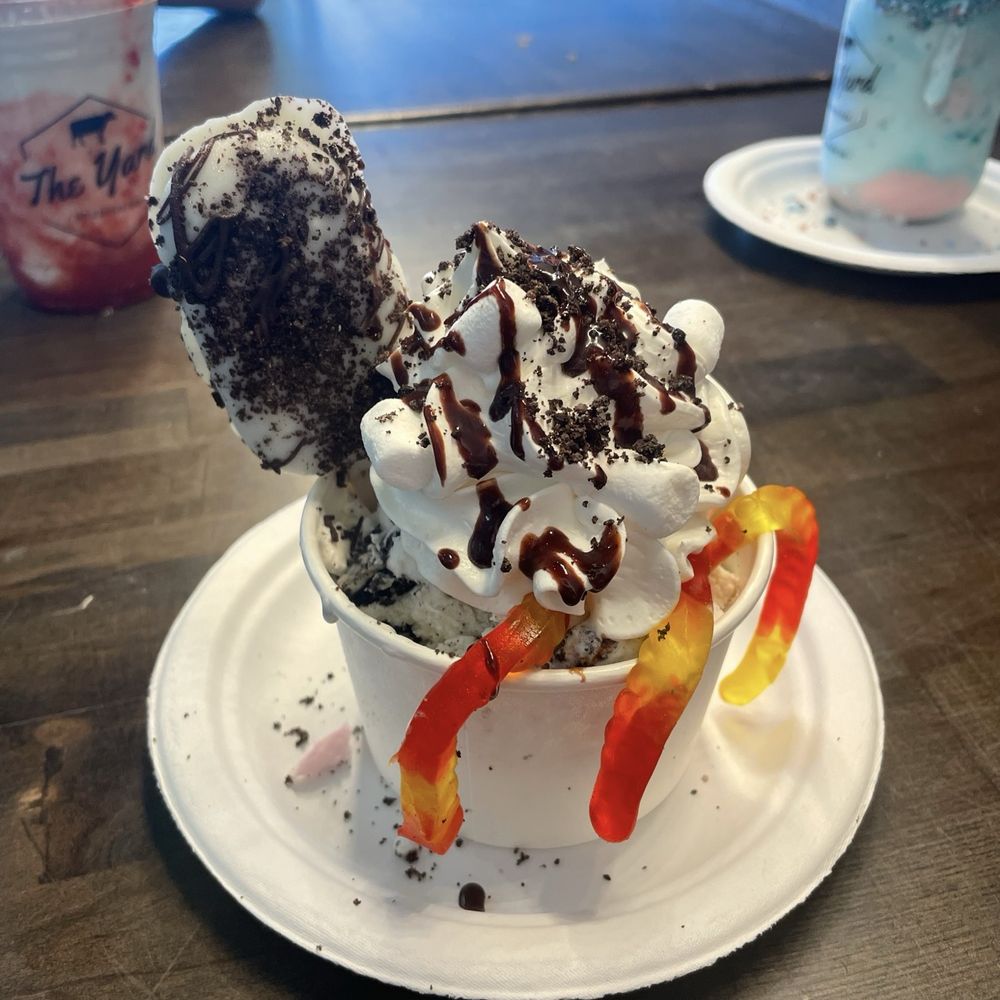 The Yard Milkshake Bar - Oreo worms ice cream - Ice Cream & Frozen Yogurt Near Me - Virginia Beach, Virginia The Yard Milkshake Bar - Oreo worms ice cream - Ice Cream & Frozen Yogurt Near Me - Virginia Beach, Virginia
