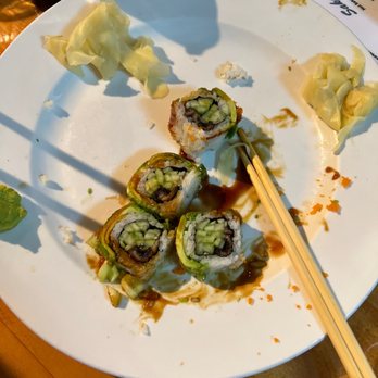 Sushi On Oracle - Caterpillar roll with no eel - Sushi Bars Near Me - Tucson, Arizona Sushi On Oracle - Caterpillar roll with no eel - Sushi Bars Near Me - Tucson, Arizona