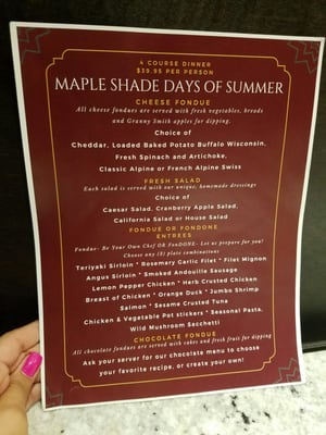 Menu photo 6 The Melting Pot Maple Shade, NJ Menu photo 6 The Melting Pot Maple Shade, NJ