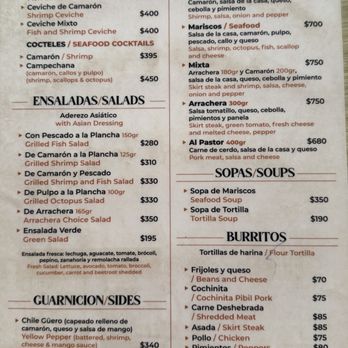 Tacos Gardenias - October 2025 menu - all day - Mexican Near Me - Cabo San Lucas, BCS Tacos Gardenias - October 2025 menu - all day - Mexican Near Me - Cabo San Lucas, BCS