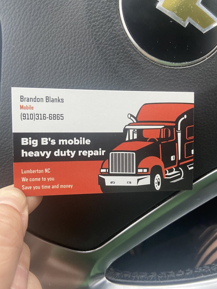BIG B’S MOBILE HEAVY DUTY REPAIR Updated September 2024 Lumberton