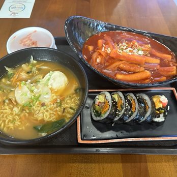 Morak - 1. Morak Tteokbokki  2. Ramen Half Morak Kimbap - Korean Near Me - Centreville, Virginia