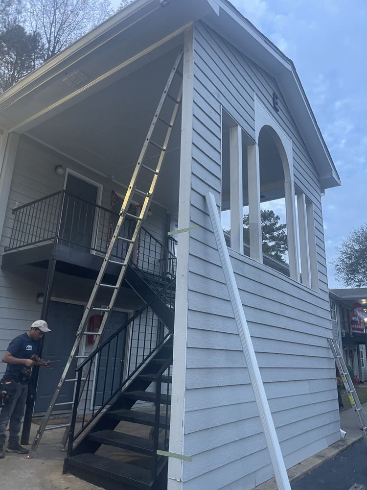 Slide of Arc Gutter Cleaning