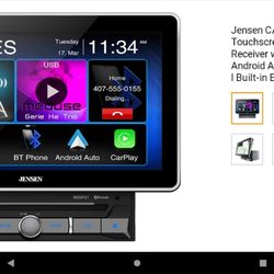 Jim's Car Audio & Alarm - Jensen 10 inch floating screen AM FM DVD multimedia player with Bluetooth