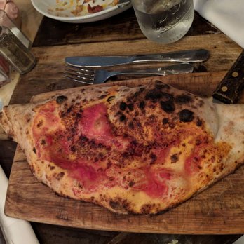 Farmer's Table - Spinach Calzone at another angle - New American Near Me - La Mesa, California Farmer's Table - Spinach Calzone at another angle - New American Near Me - La Mesa, California